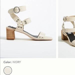 Caverley Tommy Sandal size 7 white